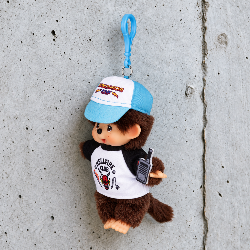 Sekiguchi Monchhichi x Stranger Things Hellfire Club Keychain