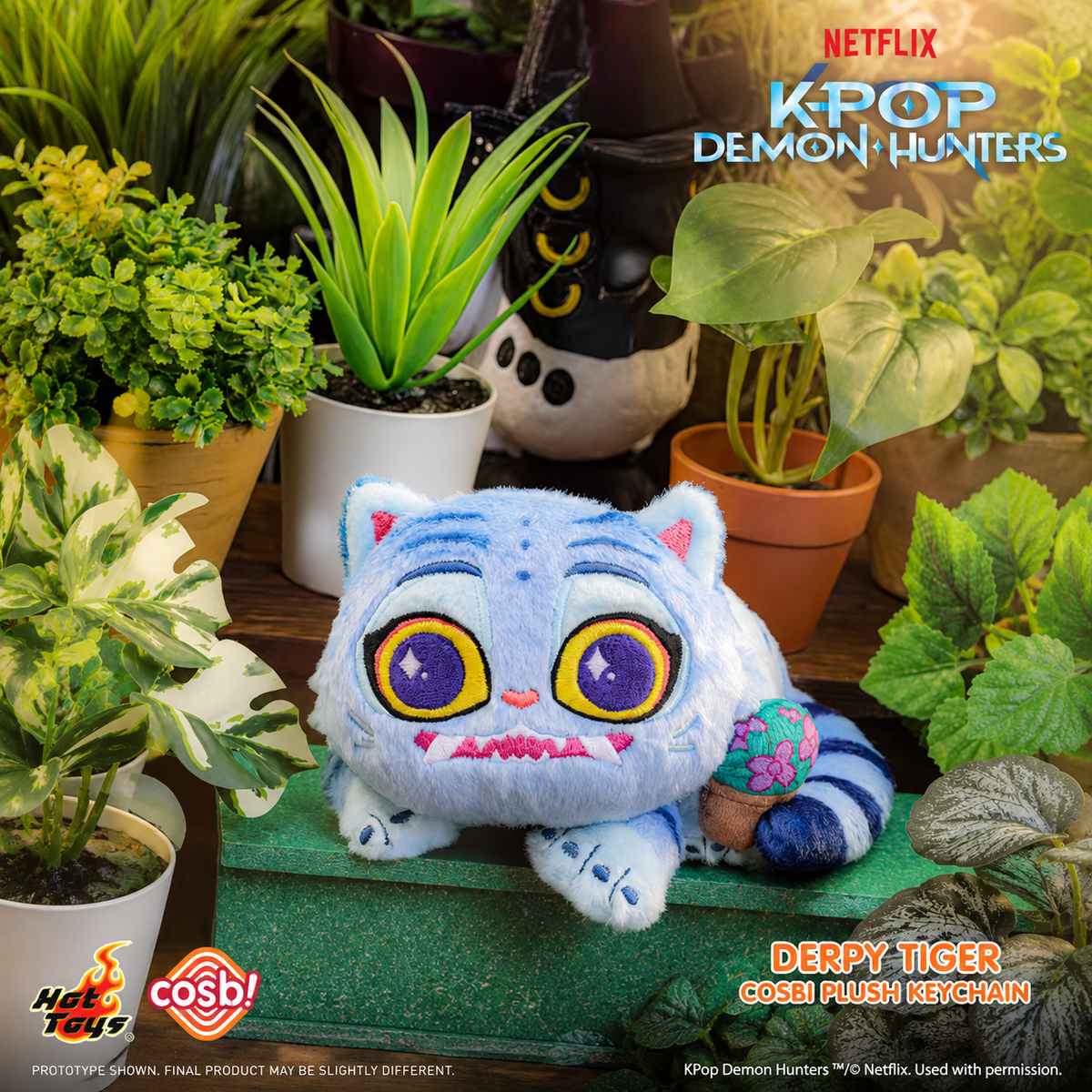 Hot Toys Kpop Demon Hunters Derpy Cosbi Plush Keychain Collection Series Blind Box Dolls Ornaments Collect Toys Gifts