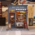 CUTEBEE DIY Miniature House | John's Hair Salon - Image 1