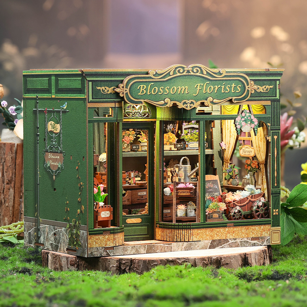 CUTEBEE DIY Dollhouse Kit | Blossom Florists - Image 4