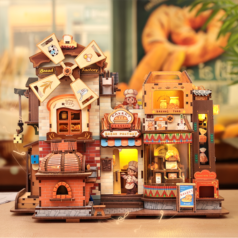 CUTEBEE DIY Miniature House |Bread Factory - Image 5