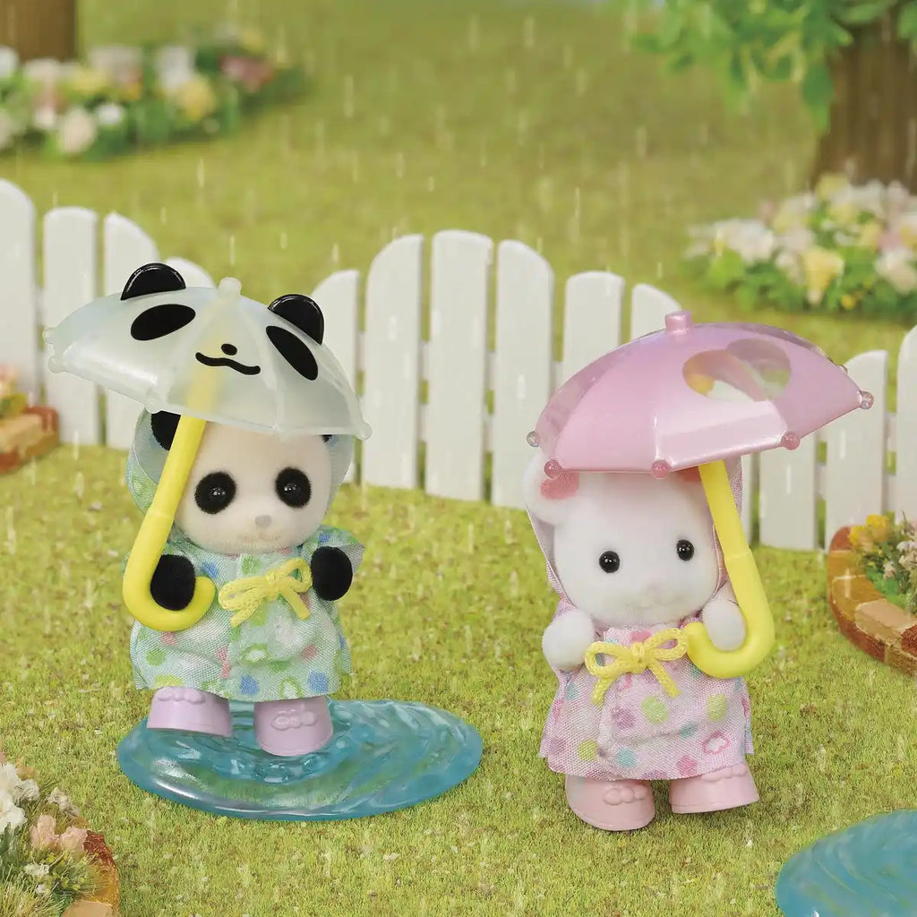 Epoch Sylvanian Families 娃娃屋：Rain Play Nakayoshi 婴儿套装 S-74 适合 3 岁及以上 - Image 4