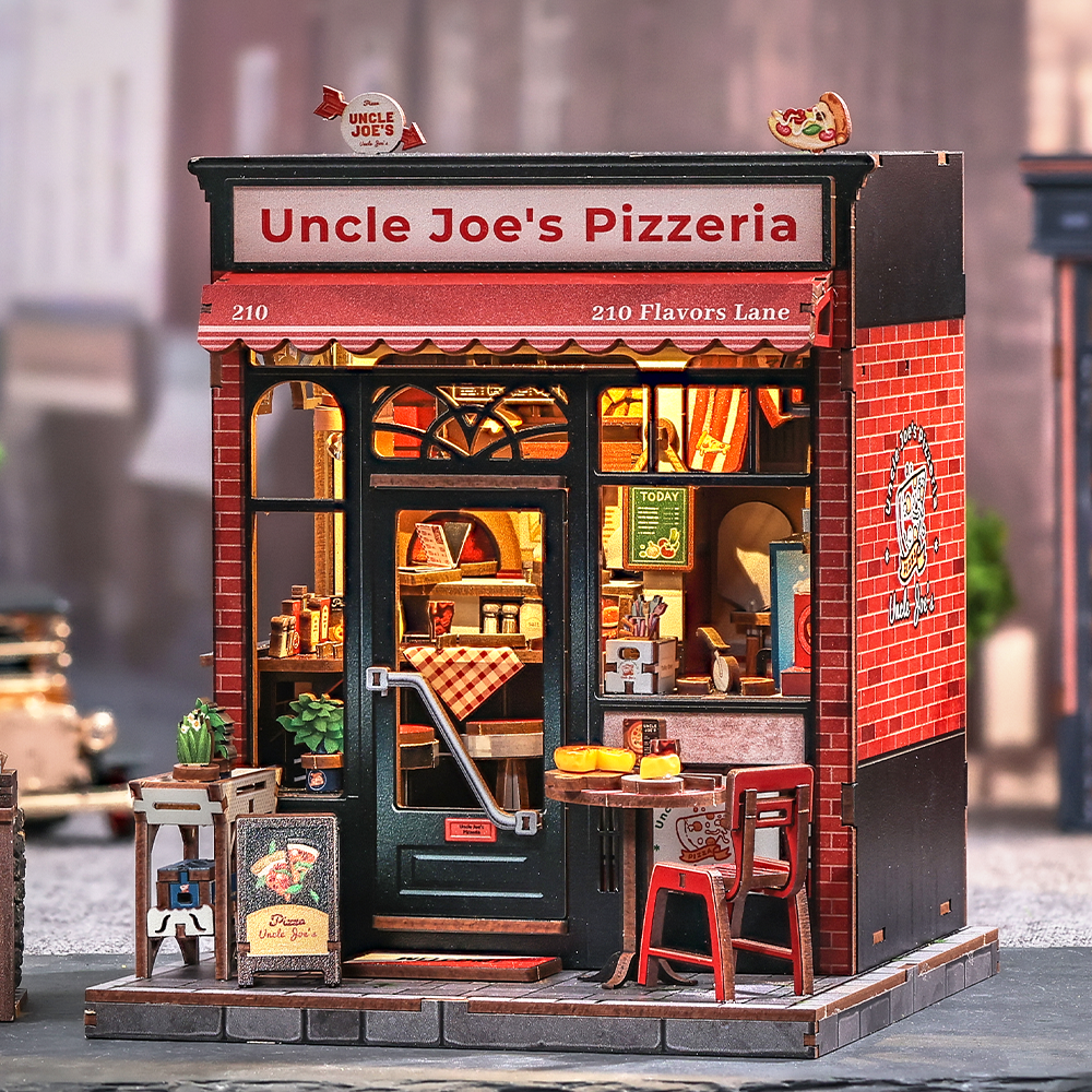 CUTEBEE DIY Miniature House | Uncle Joe's Pizzeria - Image 4