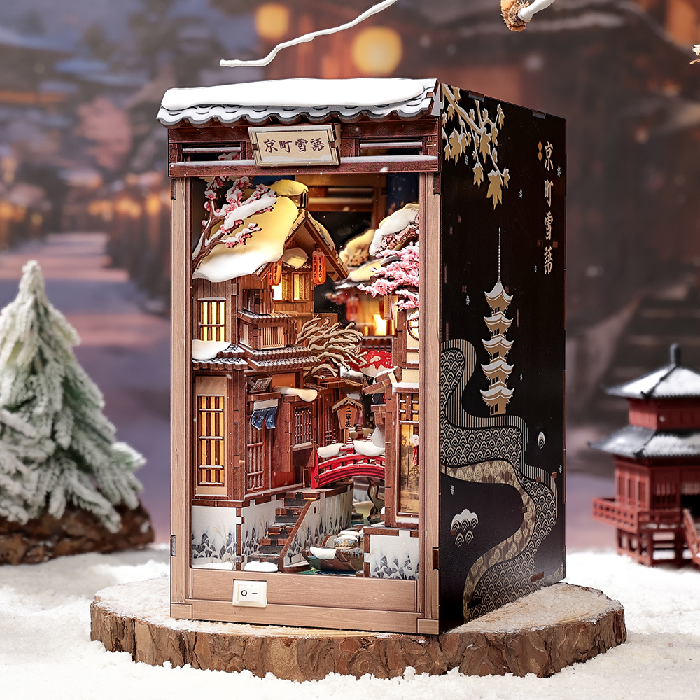 CUTEBEE DIY Book Nook Kit | Kyoto Snow Whisper - Image 2