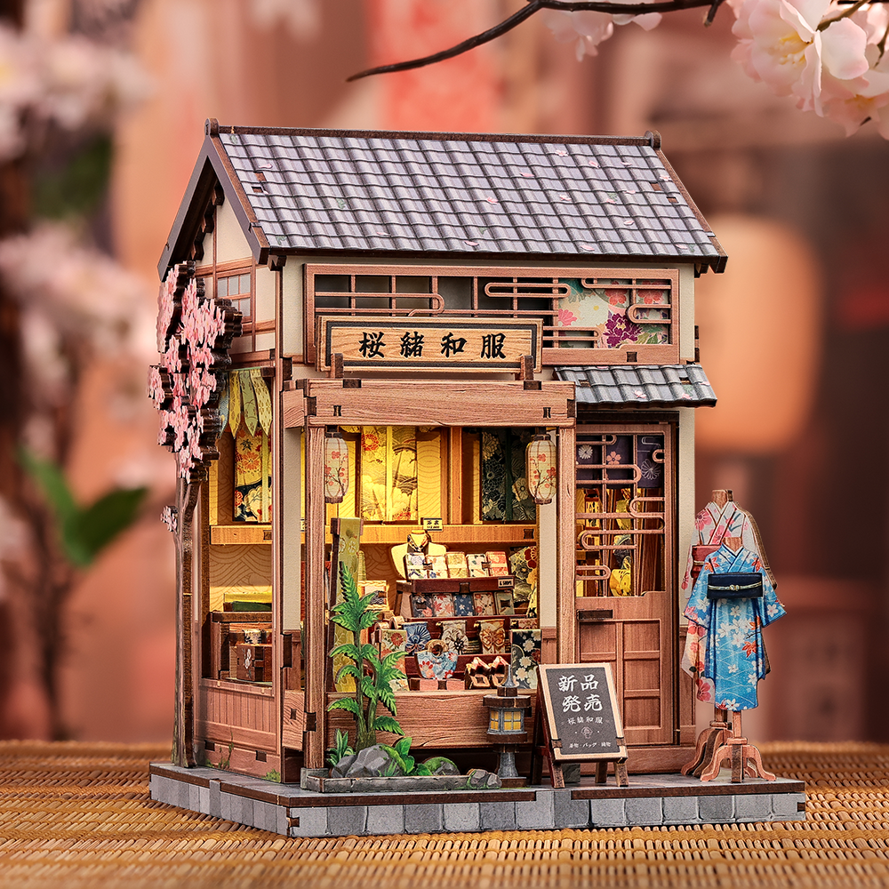 CUTEBEE DIY Miniature House | Sakura o kimono shop - Image 2