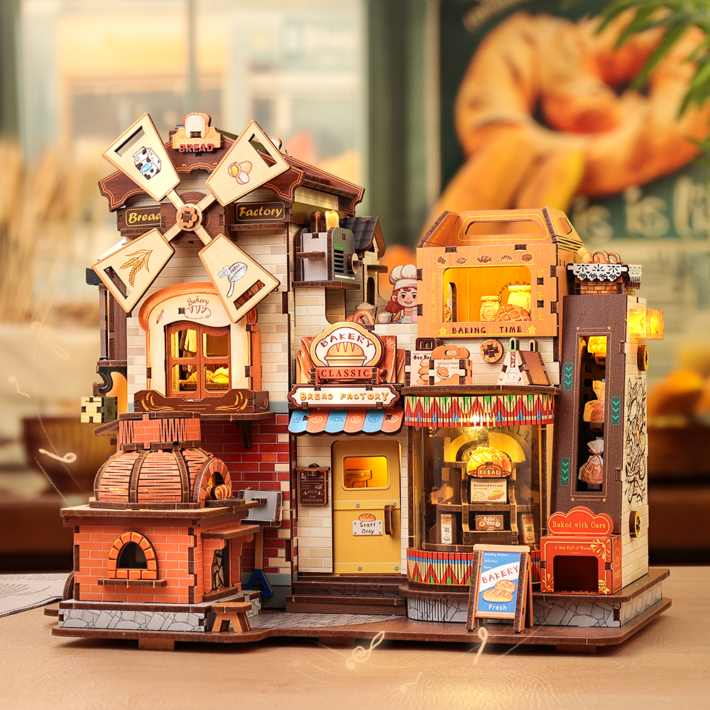 CUTEBEE DIY Miniature House |Bread Factory - Image 1