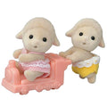 Sylvanian Families Doll Twin-chan Sheep Hi-08 - Image 1