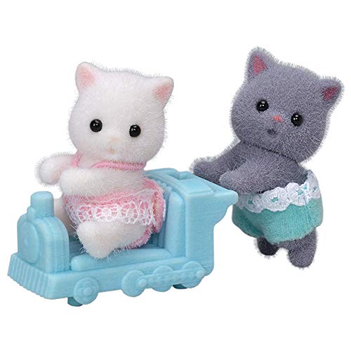 Sylvanian Families Doll, Twin of Persian Cat Ni-108 - Image 1