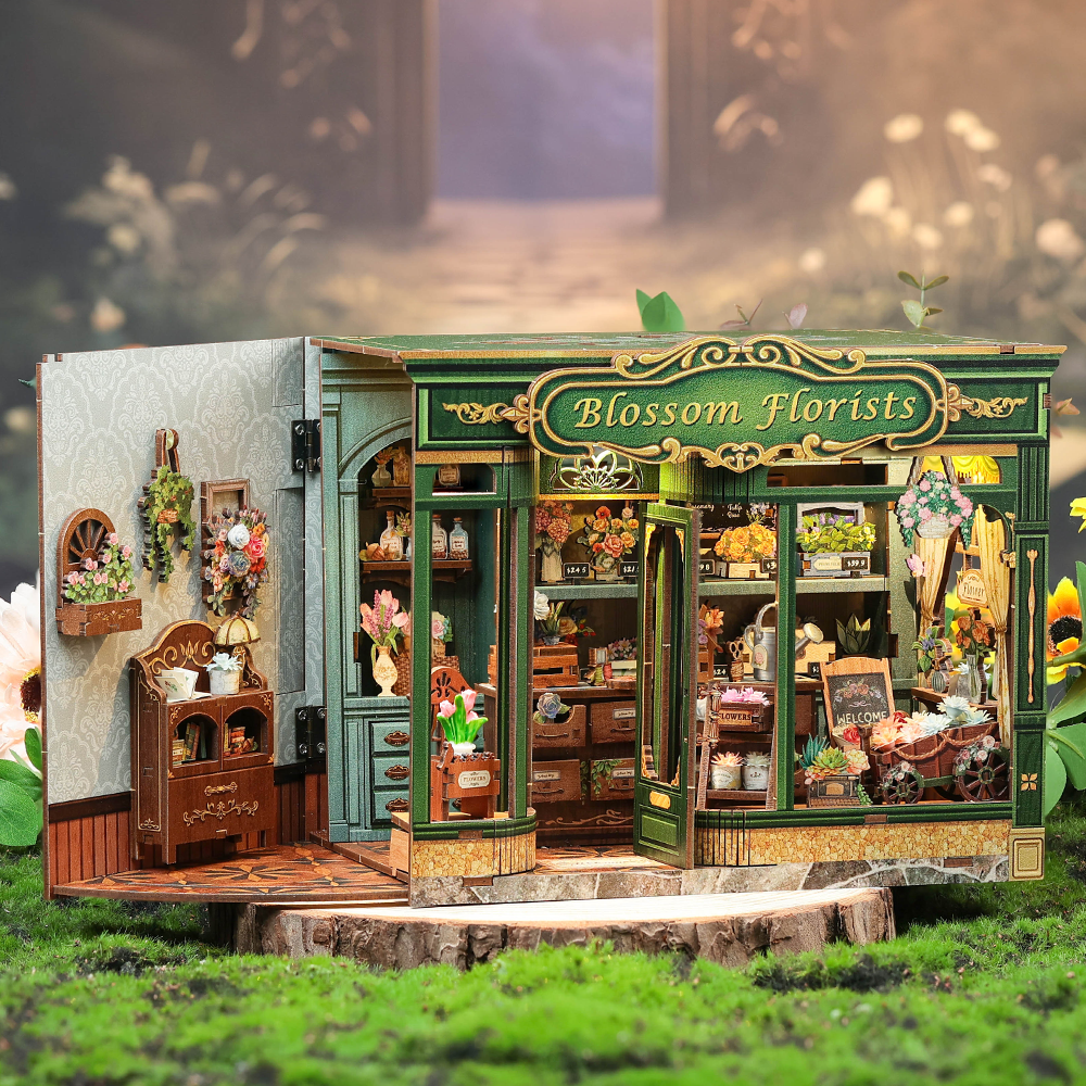 CUTEBEE DIY Dollhouse Kit | Blossom Florists - Image 3