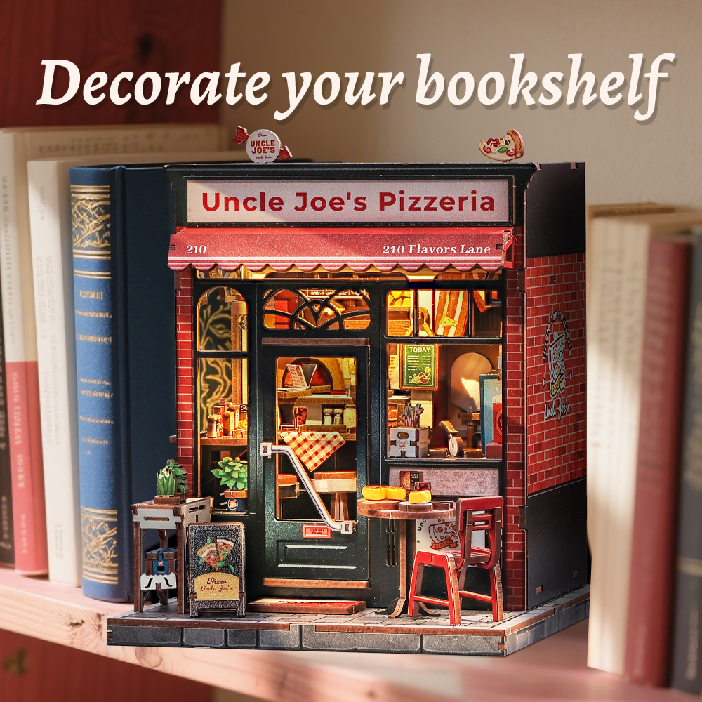 CUTEBEE DIY Miniature House | Uncle Joe's Pizzeria - Image 3
