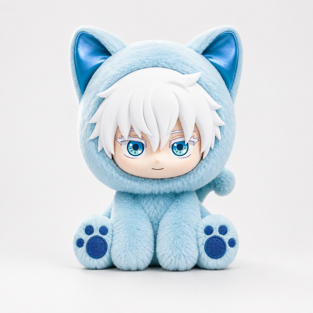 Original Eaki Jujutsu Kaisen Sitting Cat Party Cover Figure Blind Box Vol.1 Vol.2 Anime Character Figure