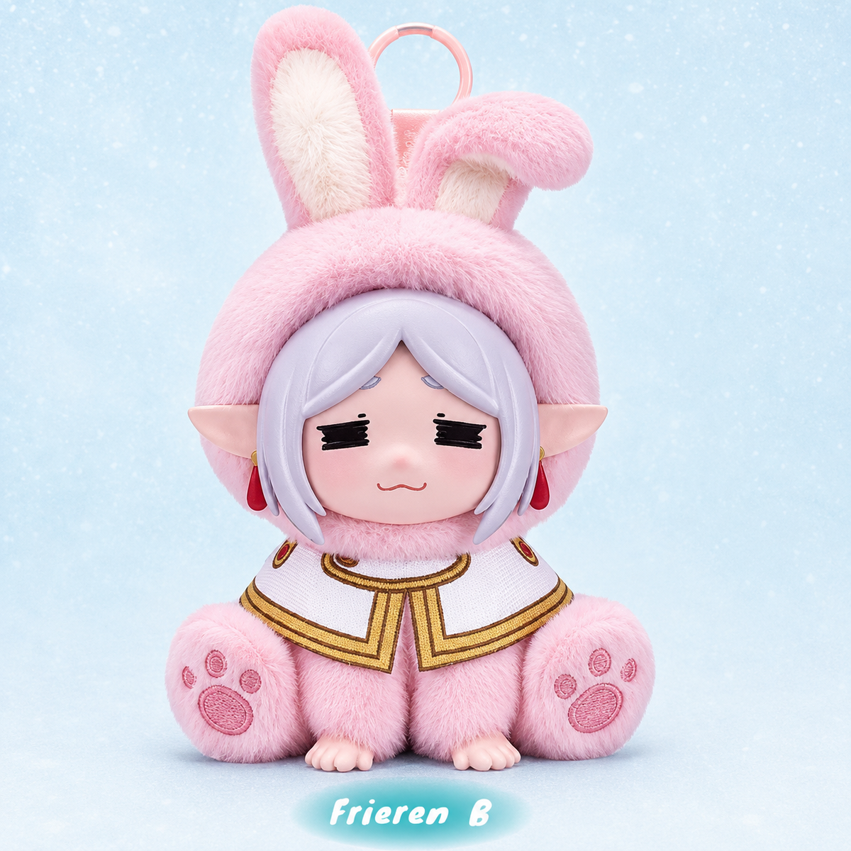 Frieren: Beyond Journey’s End – Animal Party Sitting in a Row Plush Keychain Blind Box