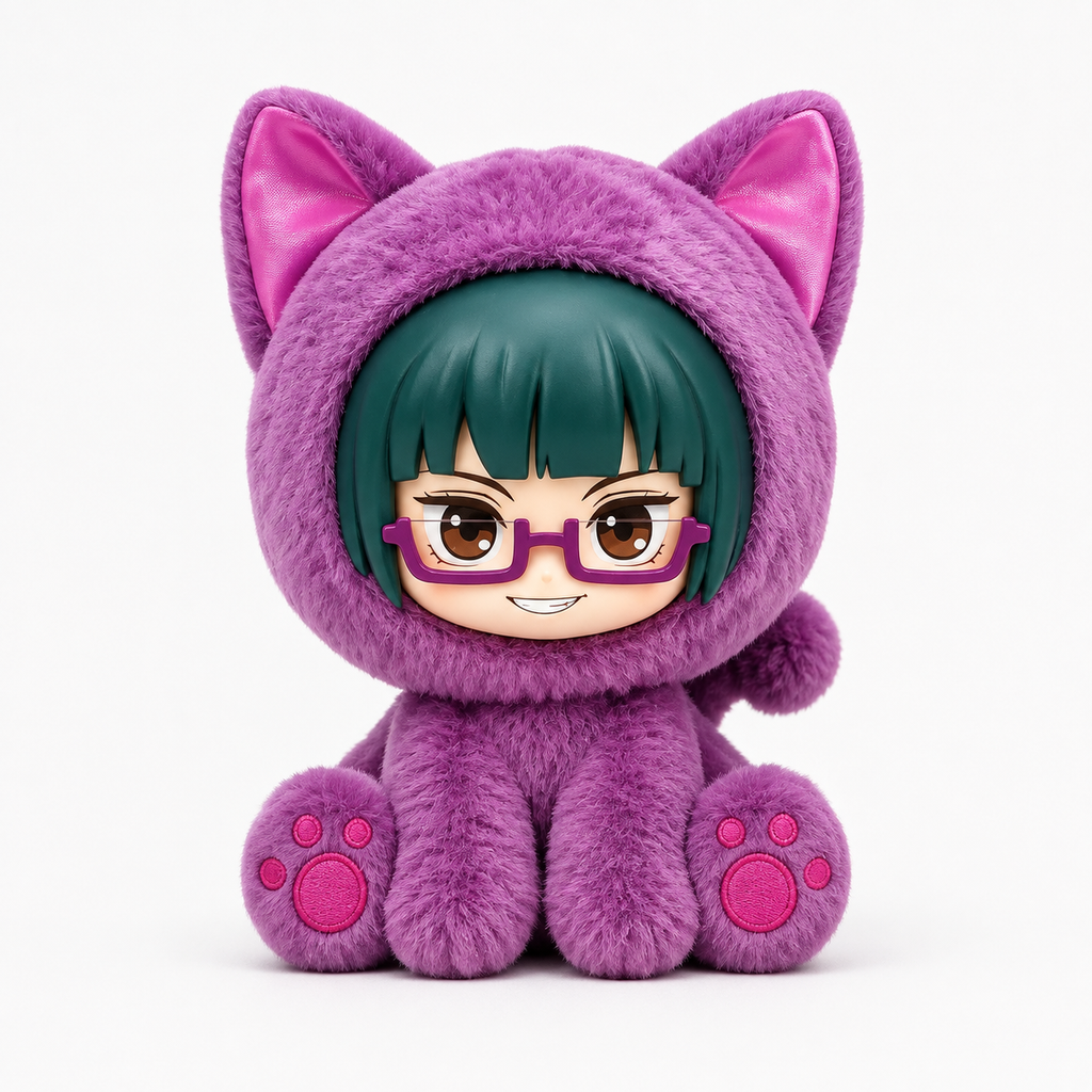 Original Eaki Jujutsu Kaisen Sitting Cat Party Cover Figure Blind Box Vol.1 Vol.2 Anime Character Figure