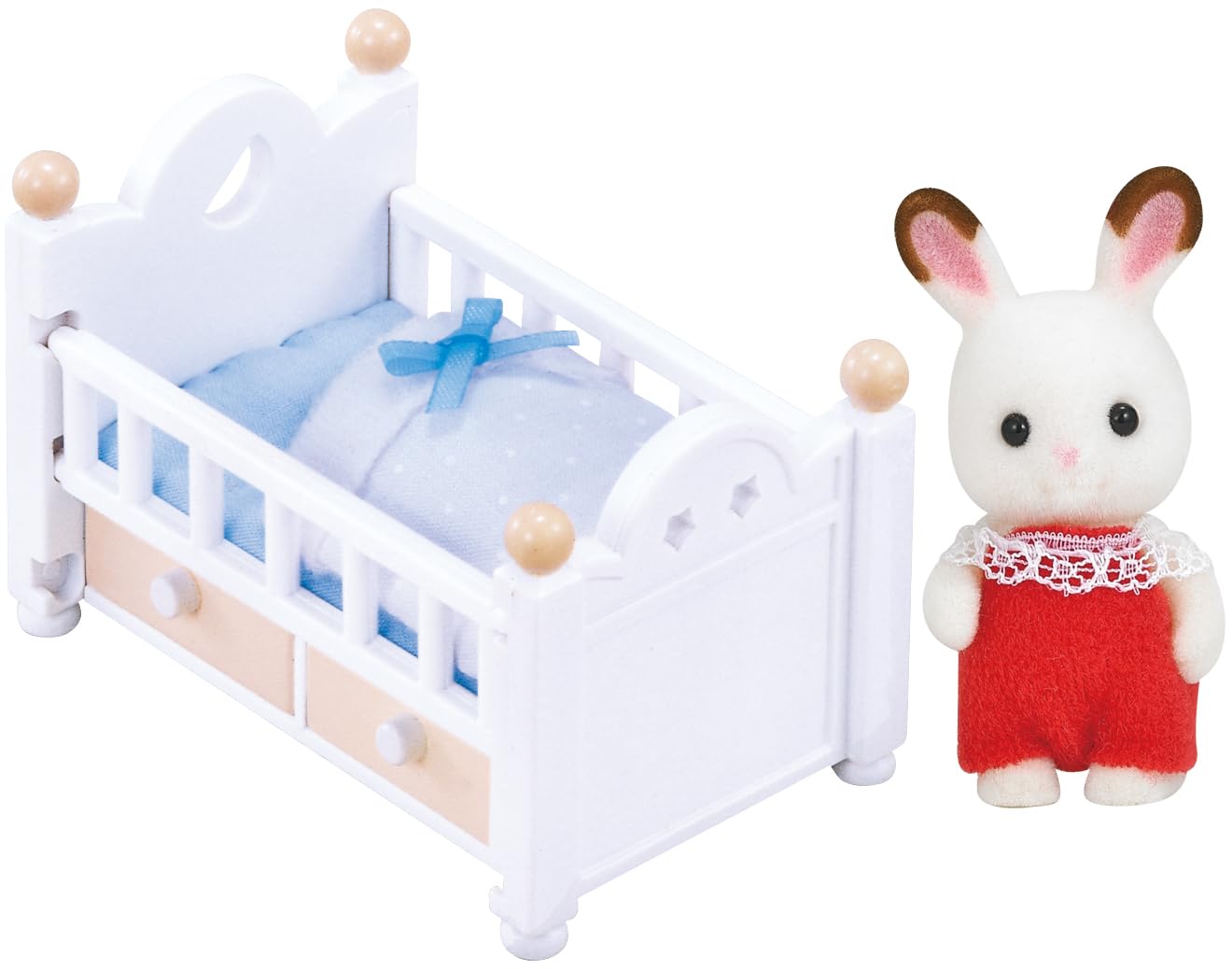EPOCH Sylvanian Families NE-108 Marshmallow Mouse Triplets Dolls, Safety Toy Mark Certified, Toy for Ages 3 Years and Up, Dollhouse - Image 2
