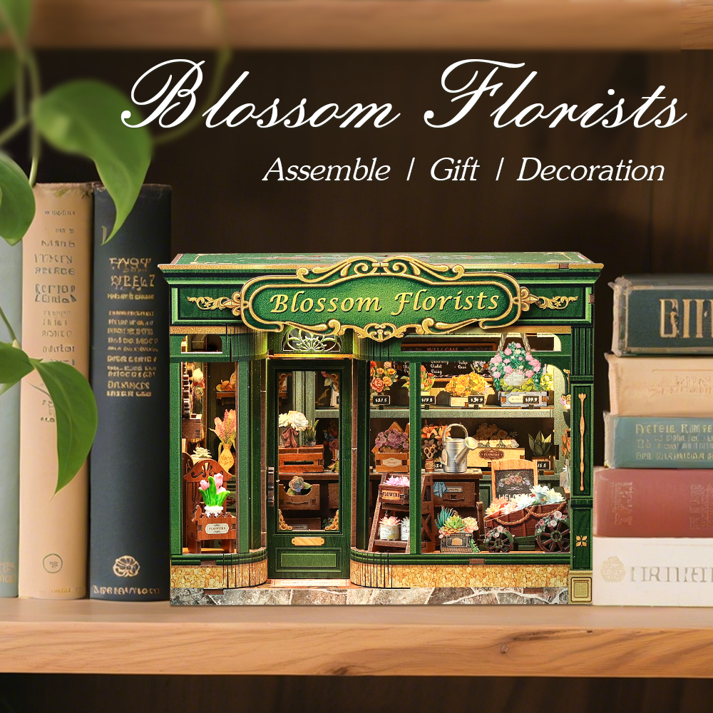 CUTEBEE DIY Dollhouse Kit | Blossom Florists - Image 5