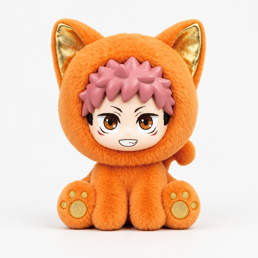 Original Eaki Jujutsu Kaisen Sitting Cat Party Cover Figure Blind Box Vol.1 Vol.2 Anime Character Figure
