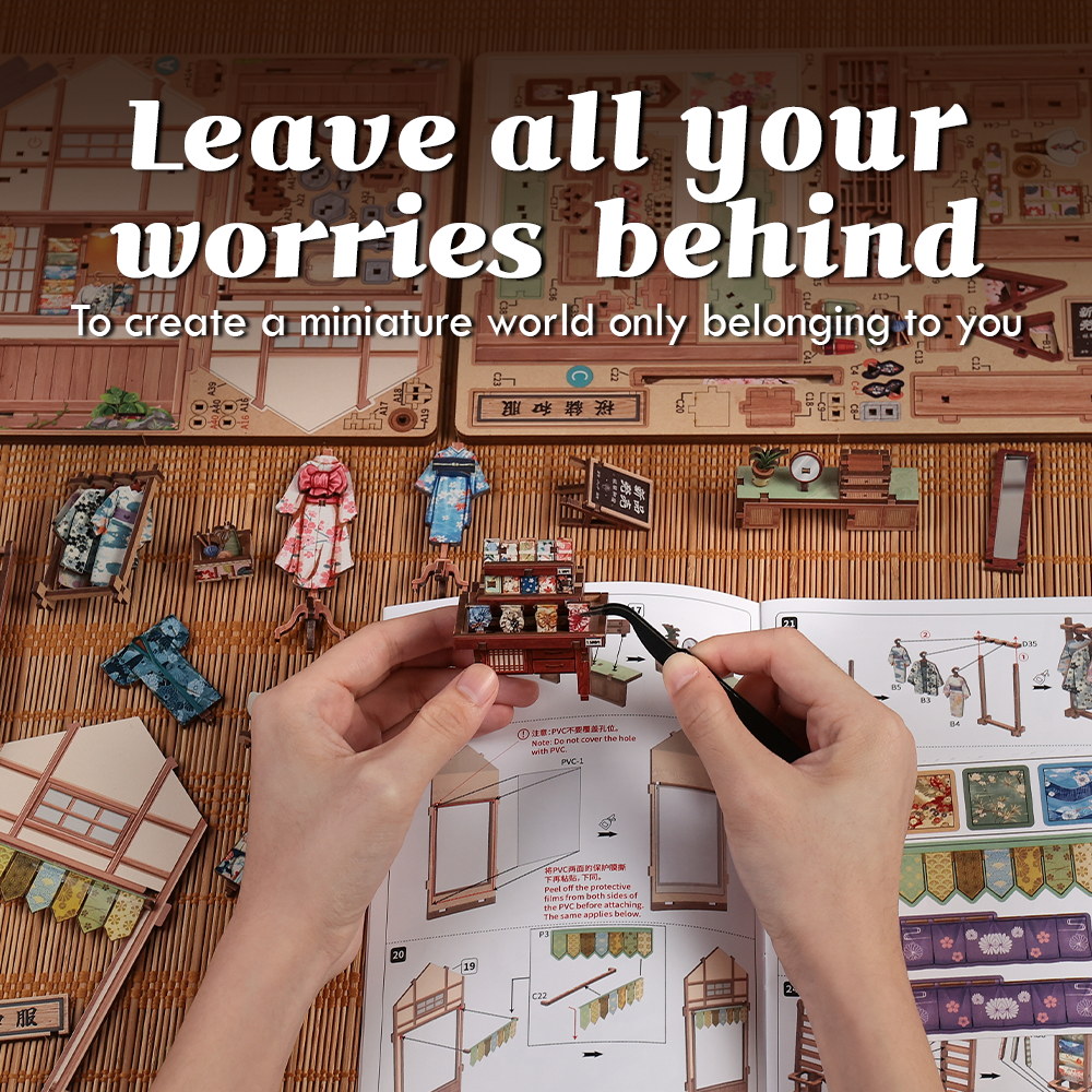 CUTEBEE DIY Miniature House | Sakura o kimono shop - Image 6