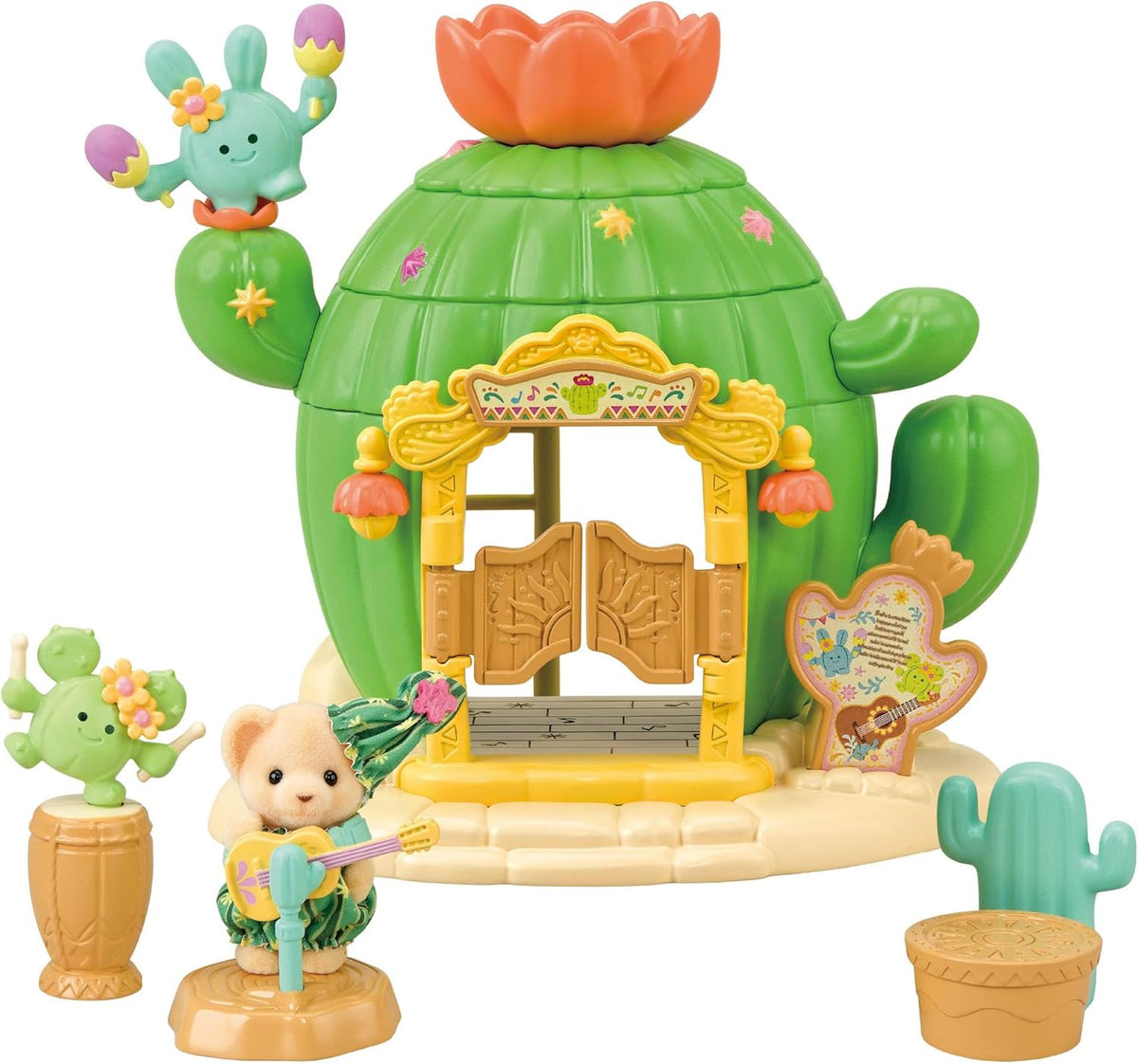 [PREORDER] Calico Critters Lion Baby's Showtime at the Cactus House (Japan Exclusive) - Image 3