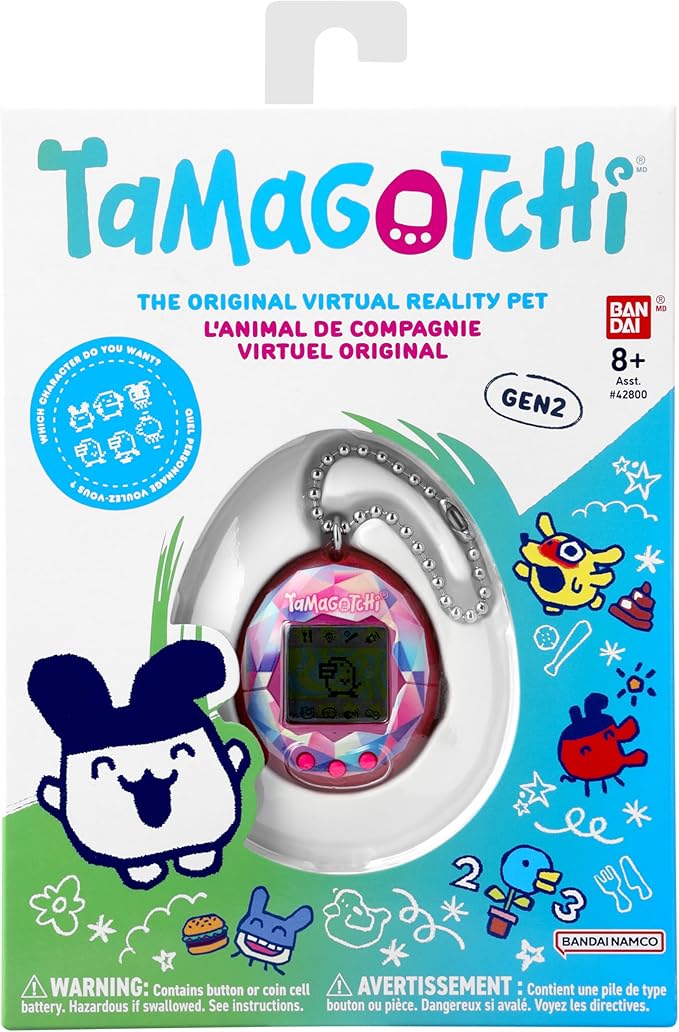 Original Tamagotchi Pink Treasure Jewel / Gen 2