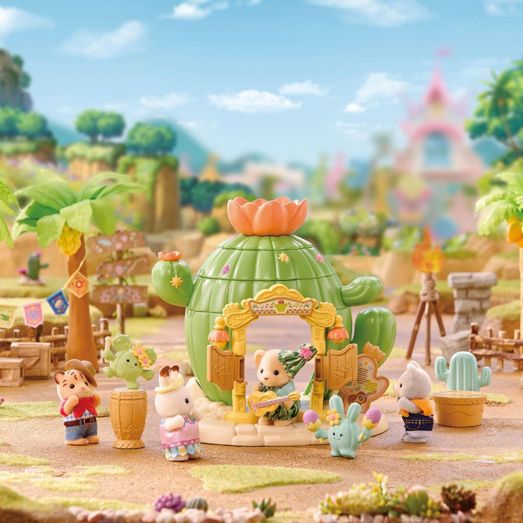 [PREORDER] Calico Critters Lion Baby's Showtime at the Cactus House (Japan Exclusive) - Image 2