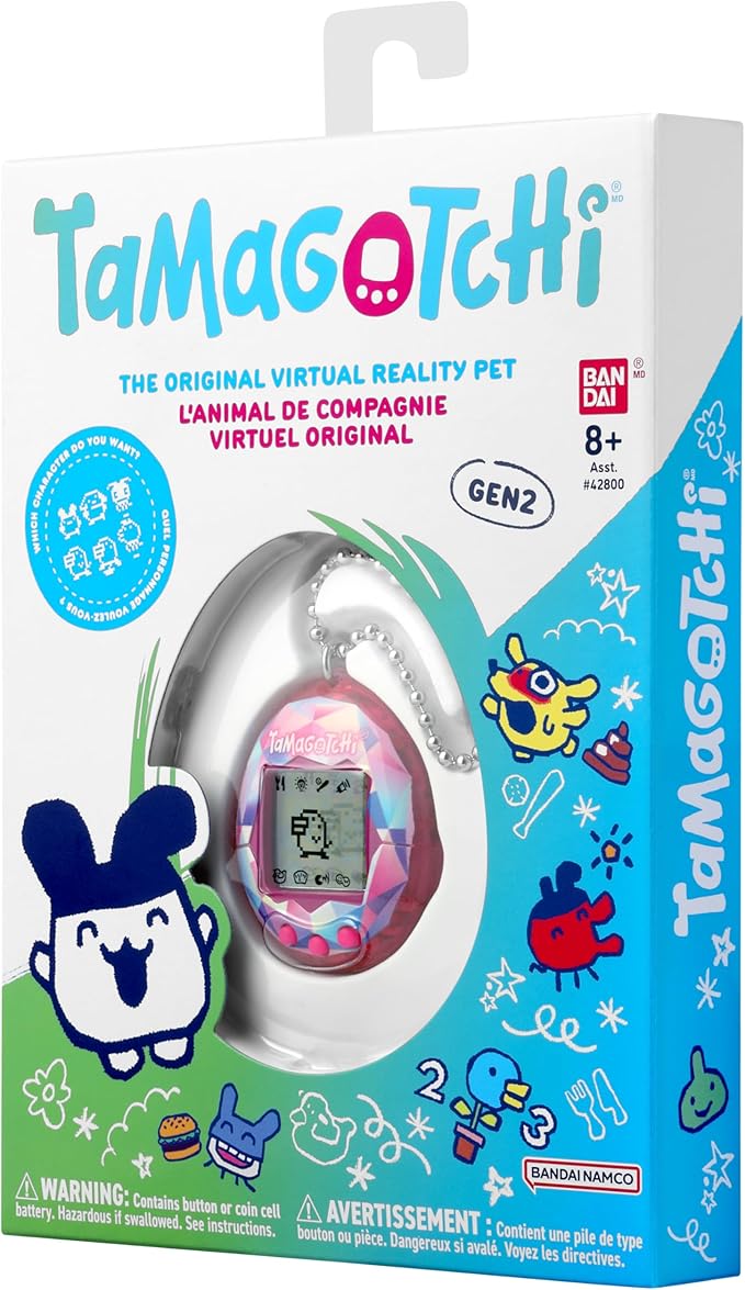 Original Tamagotchi Pink Treasure Jewel / Gen 2