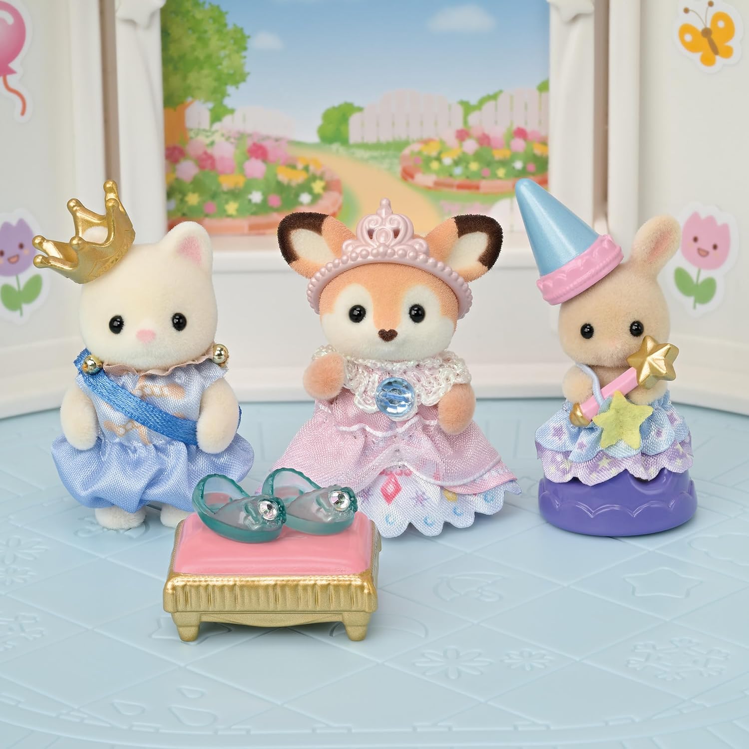 Calico Critters: Princess Recital Set (Baby Deer/ Silk Cat/ Milk Rabbit) (Japanese Exclusive) - Image 1