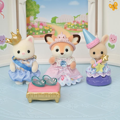 Calico Critters: Princess Recital Set (Baby Deer/ Silk Cat/ Milk Rabbit) (Japanese Exclusive) - Image 1