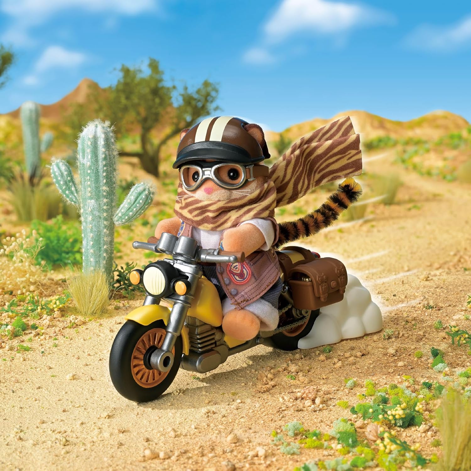 Calico Critters: Miles the Tiger Dad's Adventure Bike - Image 1