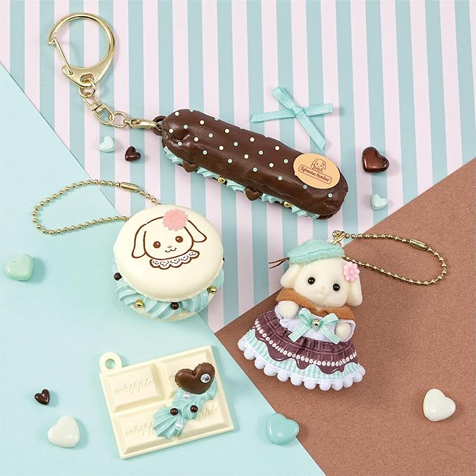 Calico Critters Flora Rabbit Eclaire DIY Whipple Keychain (Japanese Exclusive) - Image 2