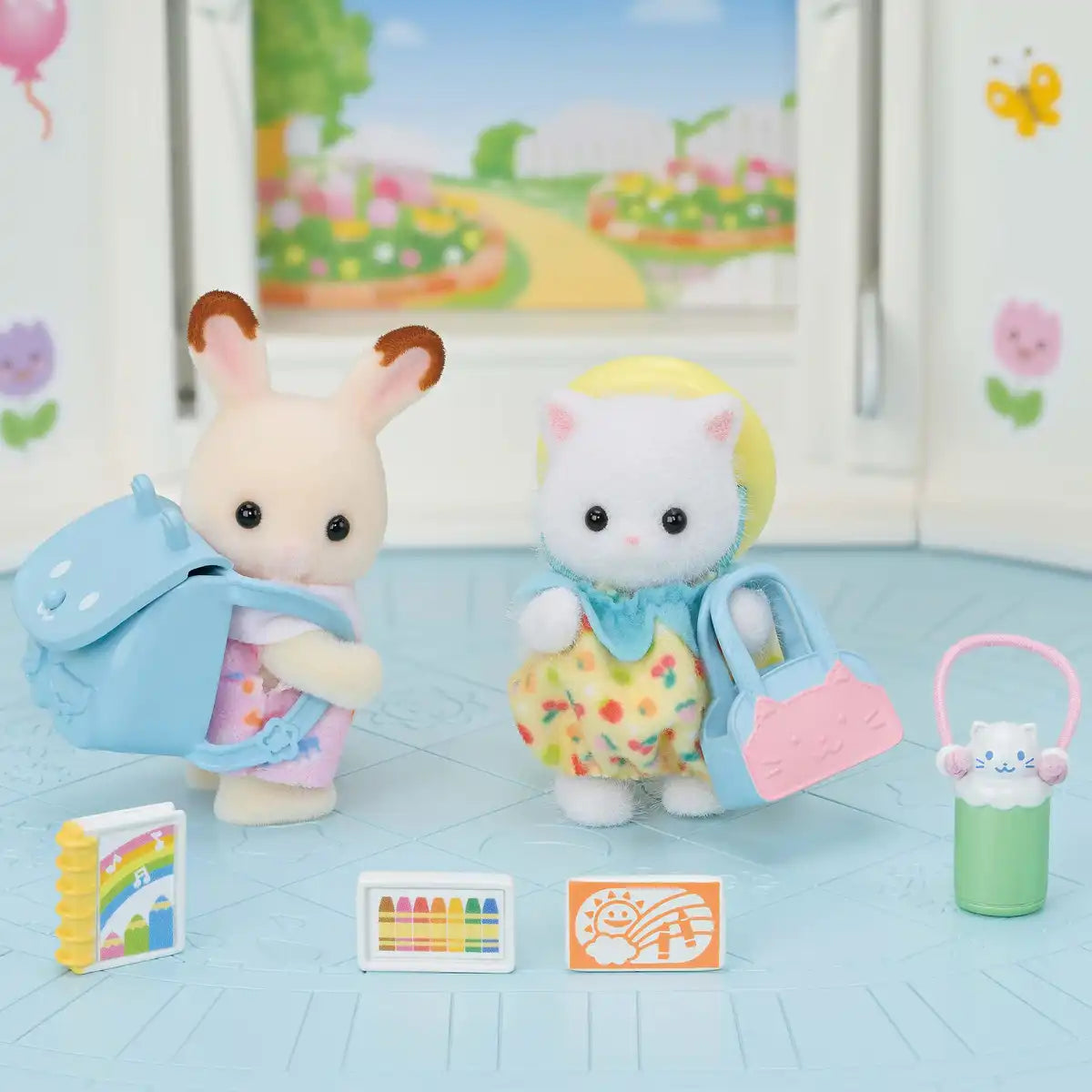 Epoch Sylvanian Families Friendly Baby Set Toy Dollhouse S-73 St Mark Ages 3+ - Image 5