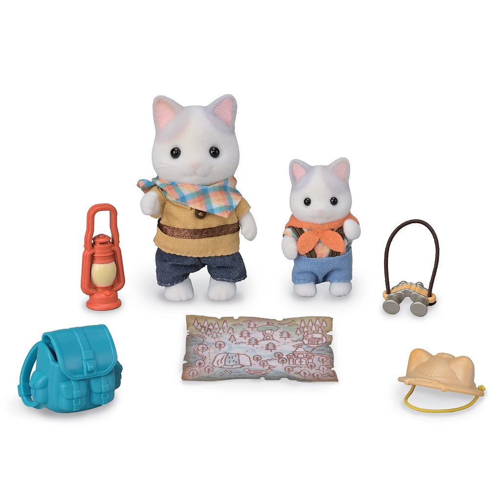 Sylvanian Families Latte Cat Siblings Figure Set - Image 1