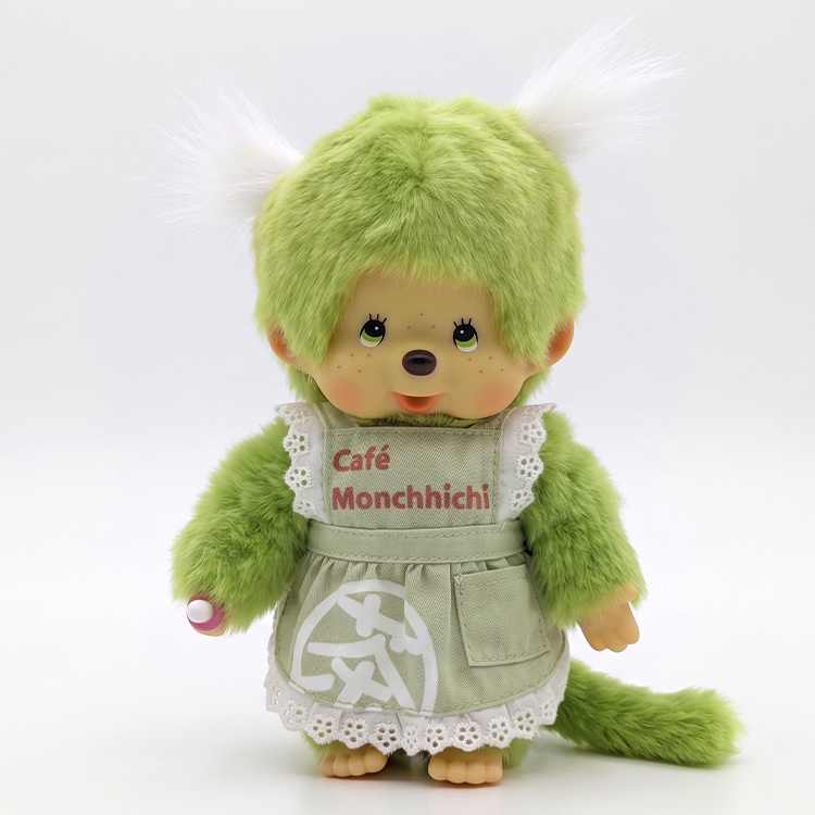 Sekiguchi Monchhichi Green Tea Girl Plush Doll 8 inch - Image 1
