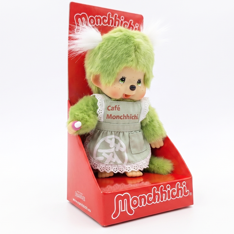 Sekiguchi Monchhichi Green Tea Girl Plush Doll 8 inch - Image 2