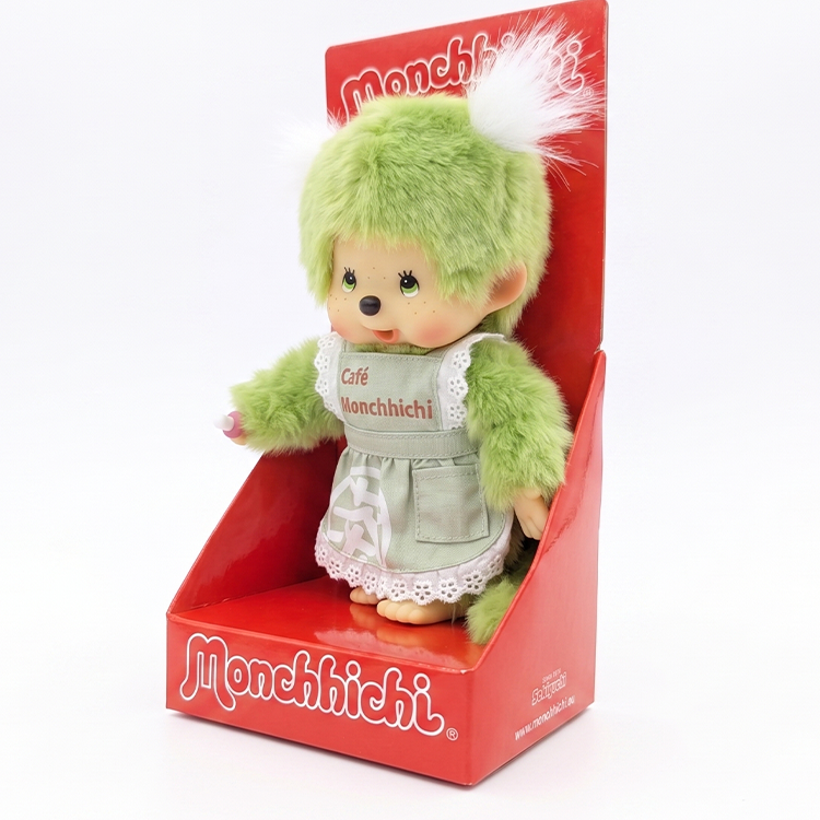 Sekiguchi Monchhichi Green Tea Girl Plush Doll 8 inch - Image 3