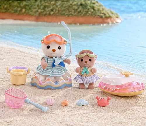 Calico Critters: Sea Otter Sisters Splashy Snorkel Set (North American Release) - Image 1