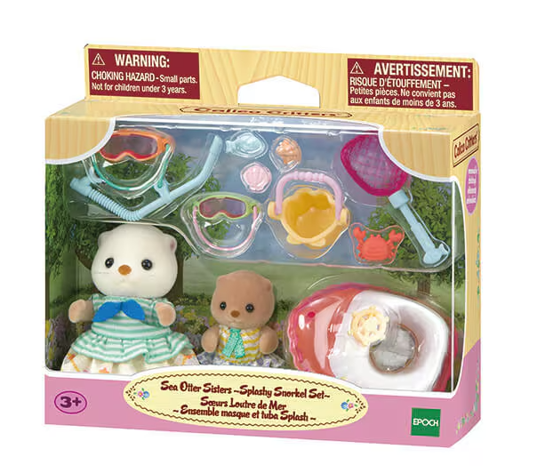 Calico Critters: Sea Otter Sisters Splashy Snorkel Set (North American Release) - Image 2