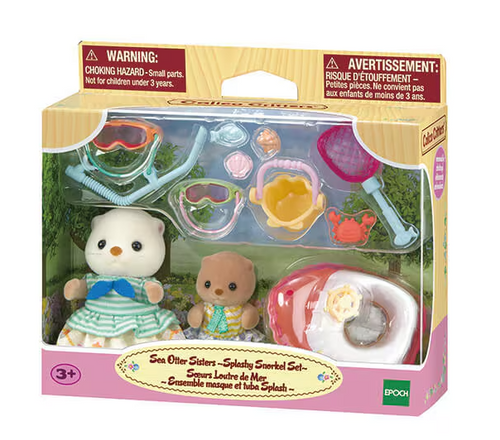 Calico Critters: Sea Otter Sisters Splashy Snorkel Set (North American Release) - Image 2