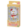 Calico Critters / Deer Baby Keychain – Snowman – Japan Original - Image 1