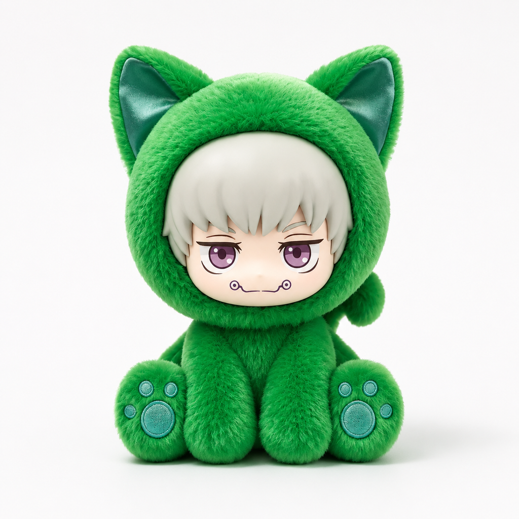 Original Eaki Jujutsu Kaisen Sitting Cat Party Cover Figure Blind Box Vol.1 Vol.2 Anime Character Figure