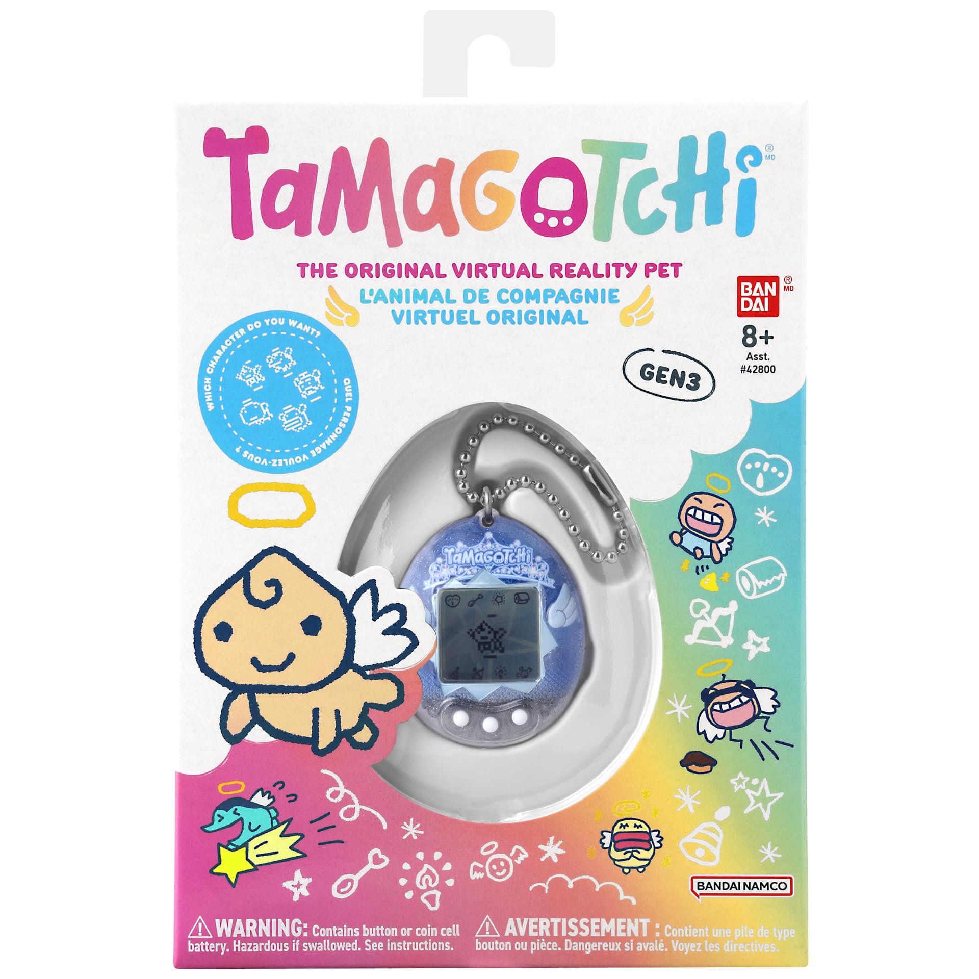 Bandai Tamagotchi Original Angel Tiara Digital Pet | Ages 8+ - Image 9