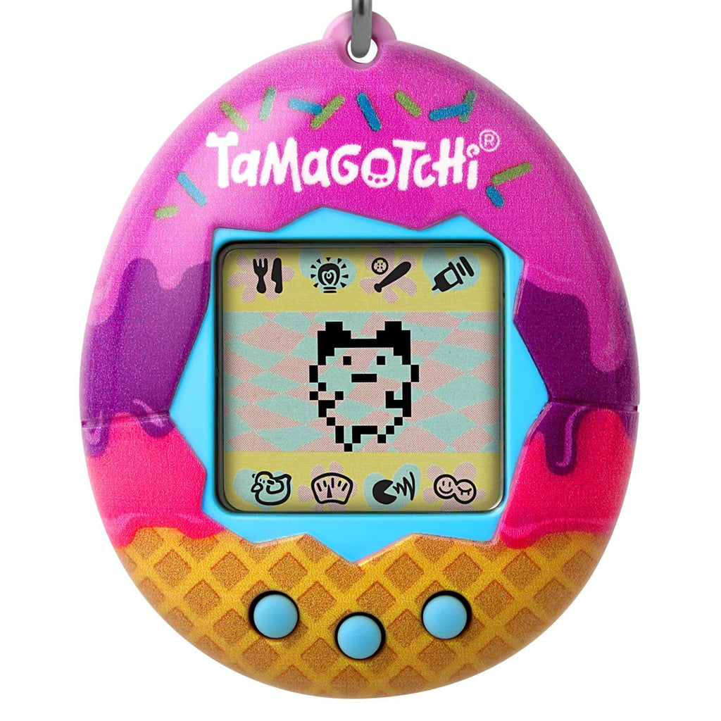 Bandai Tamagotchi Original Ice Cream Shell - Retro Virtual Pet Toy for Kids & Adults 8+ - Image 1