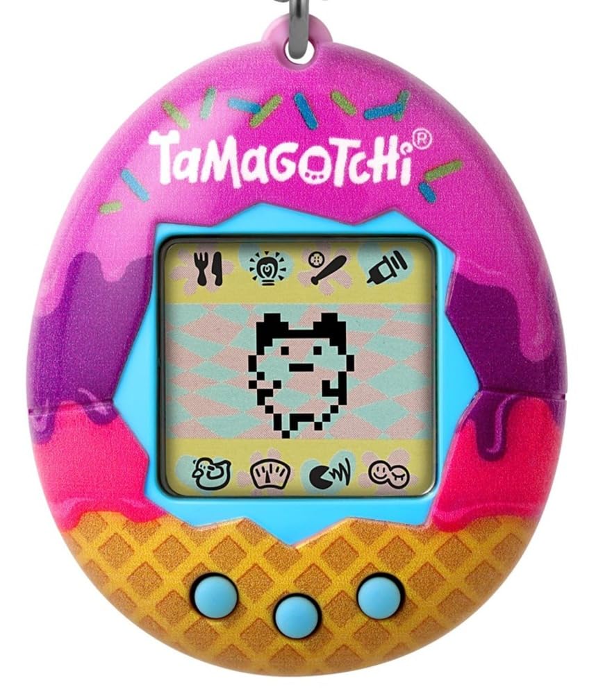 Bandai Tamagotchi Original Ice Cream Shell - Retro Virtual Pet Toy for Kids & Adults 8+ - Image 8