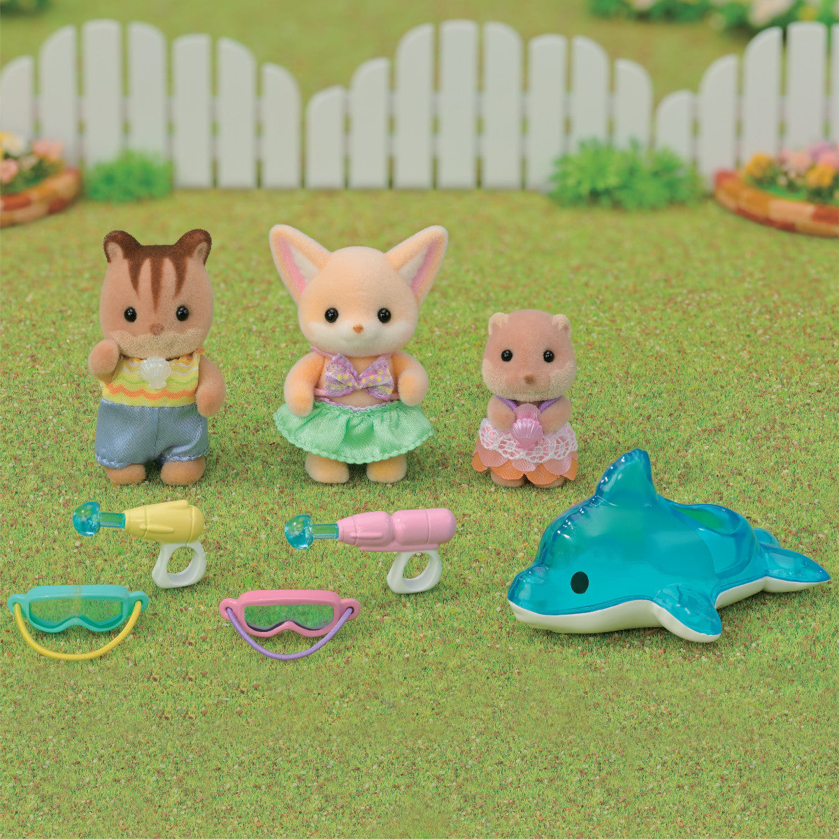 Calico Critter Nursery Friends -Pool Fun Trio - Image 1