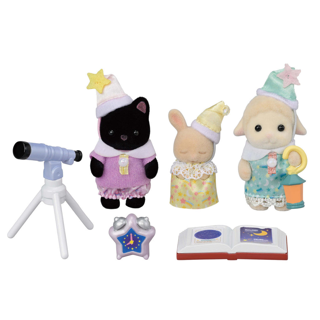 Calico Critter Nursery Friends -Sleepover Party Trio - Image 1