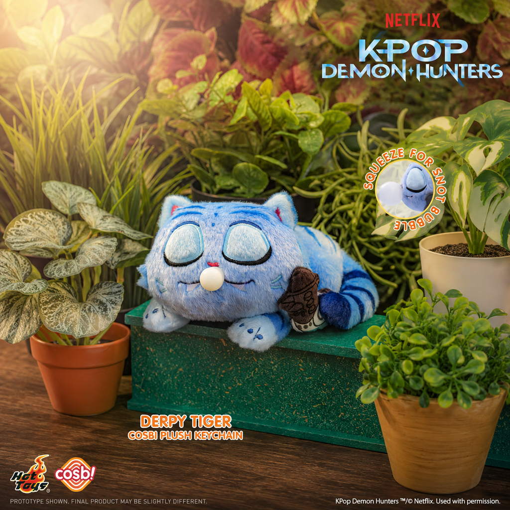 Hot Toys Kpop Demon Hunters Derpy Cosbi Plush Keychain Collection Series Blind Box Dolls Ornaments Collect Toys Gifts