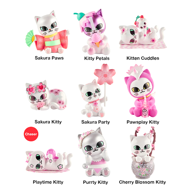 Cherry Blossom Cats Blind Box - Image 1