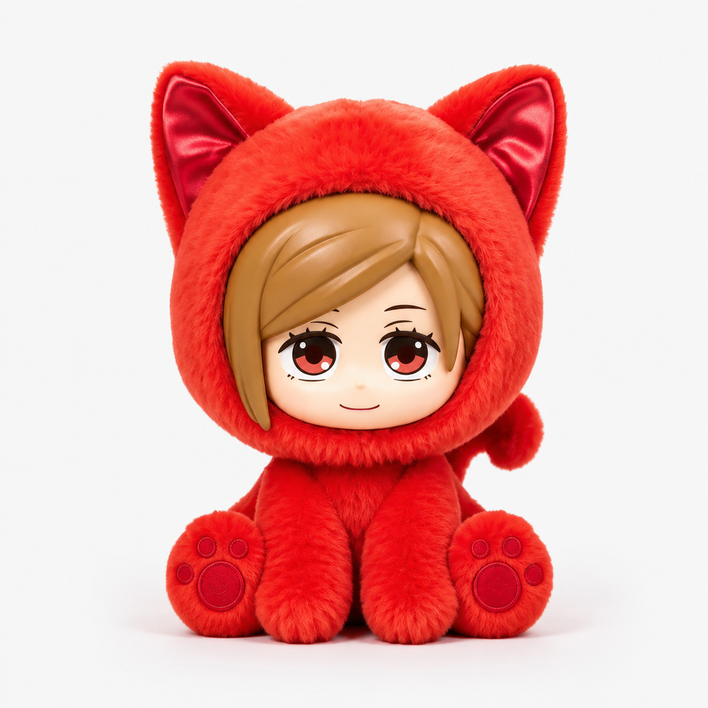 Original Eaki Jujutsu Kaisen Sitting Cat Party Cover Figure Blind Box Vol.1 Vol.2 Anime Character Figure
