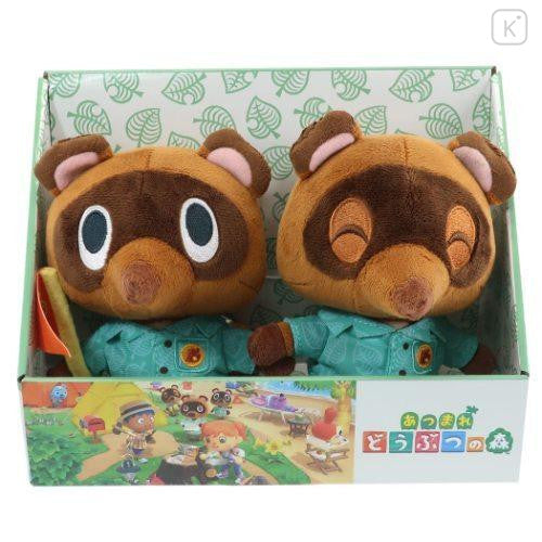 Japan Animal Crossing Plush (S) Set of 2 - Timmy & Tommy Mamekichi & Tsubukichi : Raccoon - Image 4