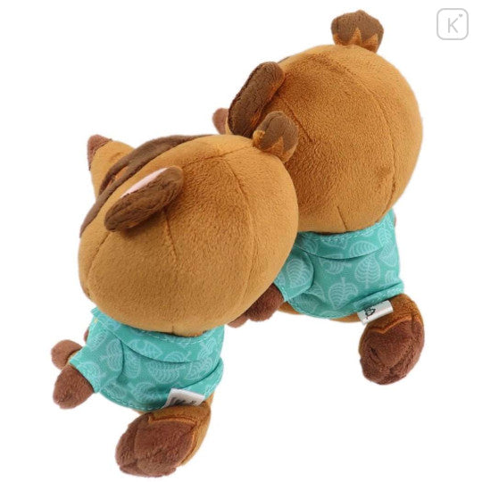 Japan Animal Crossing Plush (S) Set of 2 - Timmy & Tommy Mamekichi & Tsubukichi : Raccoon - Image 3