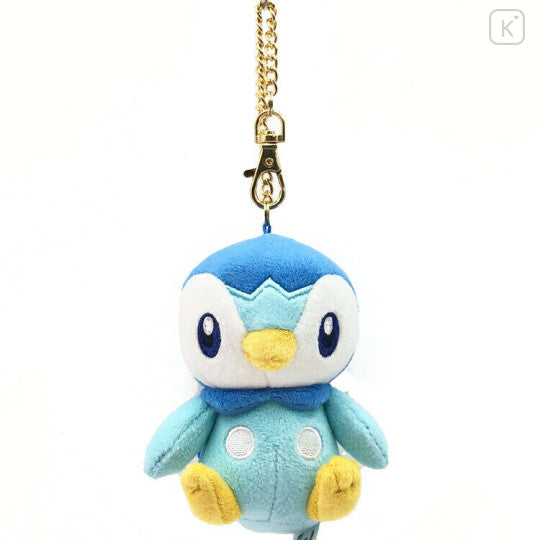 Japan Pokemon Mascot Keychain - Piplup : All Star Collection - Image 1